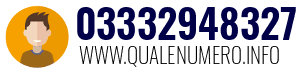 Numero di telefono 03332948327 03332948327