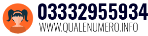 Numero di telefono 03332955934 03332955934
