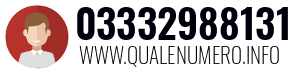 Numero di telefono 03332988131 03332988131