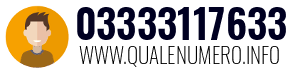 Numero di telefono 03333117633 03333117633