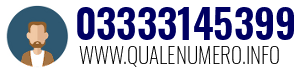 Numero di telefono 03333145399 03333145399