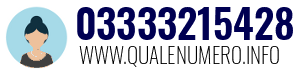 Numero di telefono 03333215428 03333215428