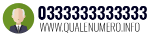 Numero di telefono 0333333333333 0333333333333