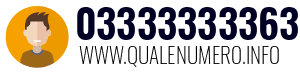 Numero di telefono 03333333363 03333333363