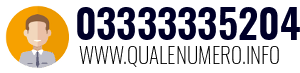 Numero di telefono 03333335204 03333335204