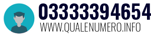 Numero di telefono 03333394654 03333394654