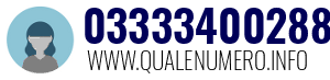 Numero di telefono 03333400288 03333400288