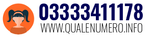 Numero di telefono 03333411178 03333411178