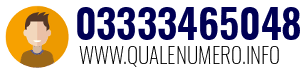 Numero di telefono 03333465048 03333465048
