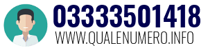 Numero di telefono 03333501418 03333501418
