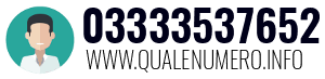 Numero di telefono 03333537652 03333537652