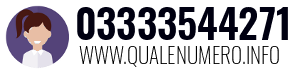 Numero di telefono 03333544271 03333544271