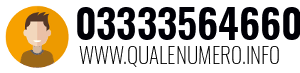 Numero di telefono 03333564660 03333564660