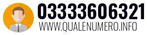 Numero di telefono 03333606321 03333606321
