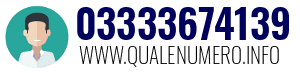 Numero di telefono 03333674139 03333674139