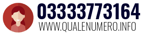 Numero di telefono 03333773164 03333773164
