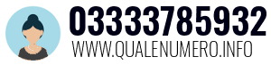 Numero di telefono 03333785932 03333785932