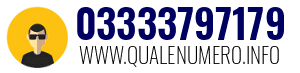 Numero di telefono 03333797179 03333797179