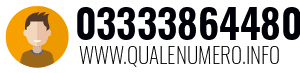 Numero di telefono 03333864480 03333864480