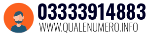 Numero di telefono 03333914883 03333914883