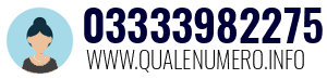 Numero di telefono 03333982275 03333982275