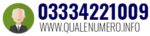 Numero di telefono 03334221009 03334221009