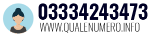 Numero di telefono 03334243473 03334243473