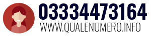 Numero di telefono 03334473164 03334473164