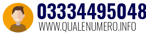 Numero di telefono 03334495048 03334495048