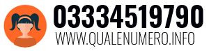 Numero di telefono 03334519790 03334519790