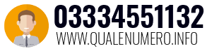 Numero di telefono 03334551132 03334551132