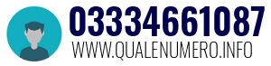 Numero di telefono 03334661087 03334661087