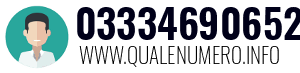 Numero di telefono 03334690652 03334690652