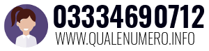 Numero di telefono 03334690712 03334690712