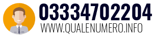 Numero di telefono 03334702204 03334702204
