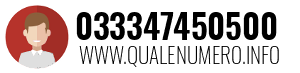 Numero di telefono 033347450500 033347450500