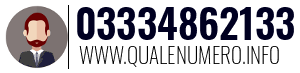 Numero di telefono 03334862133 03334862133