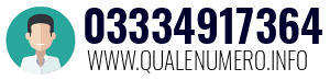 Numero di telefono 03334917364 03334917364