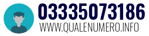 Numero di telefono 03335073186 03335073186