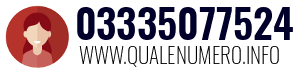 Numero di telefono 03335077524 03335077524