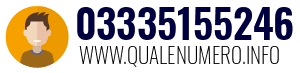 Numero di telefono 03335155246 03335155246