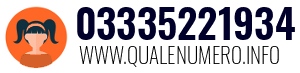 Numero di telefono 03335221934 03335221934