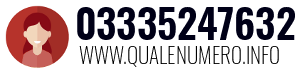 Numero di telefono 03335247632 03335247632