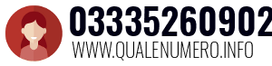 Numero di telefono 03335260902 03335260902