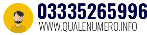 Numero di telefono 03335265996 03335265996