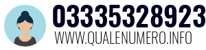 Numero di telefono 03335328923 03335328923