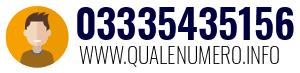 Numero di telefono 03335435156 03335435156