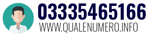 Numero di telefono 03335465166 03335465166