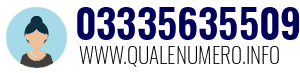 Numero di telefono 03335635509 03335635509