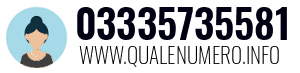 Numero di telefono 03335735581 03335735581
